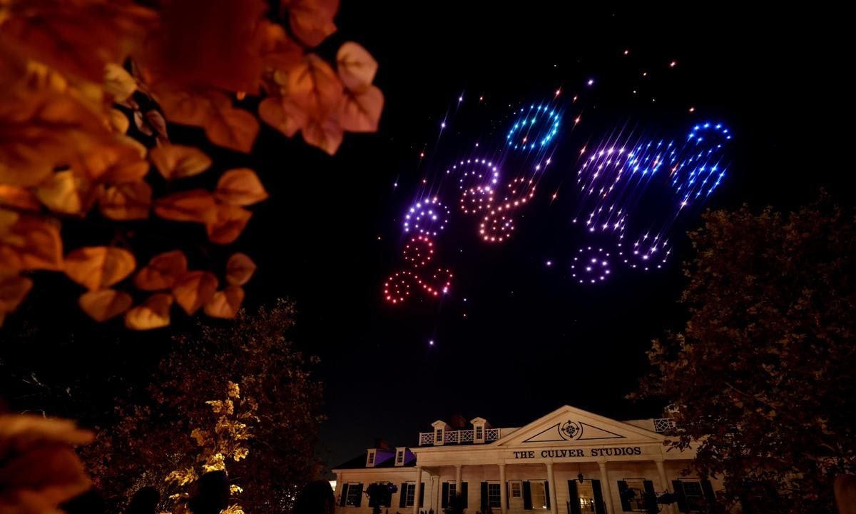 Drone presentation is seen during "The Lord Of The Rings: The Rings Of Power"