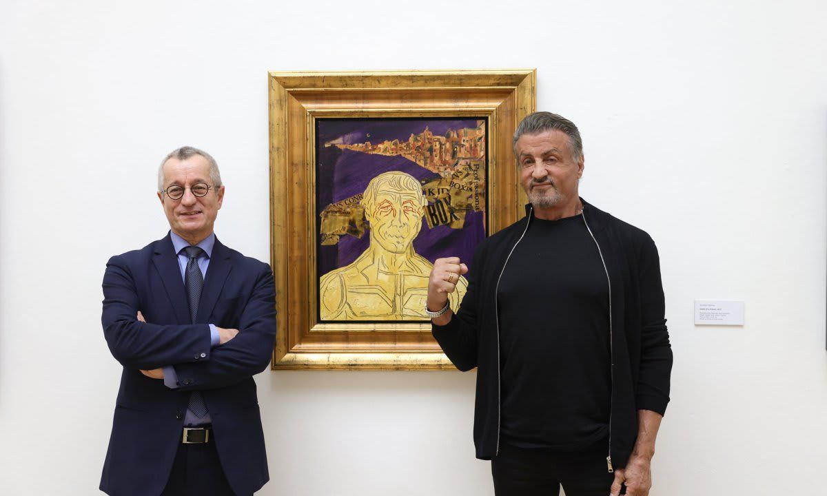 "Sylvester Stallone   Retrospektive zum 75. Geburtstag" Exhibition Opening In Hagen