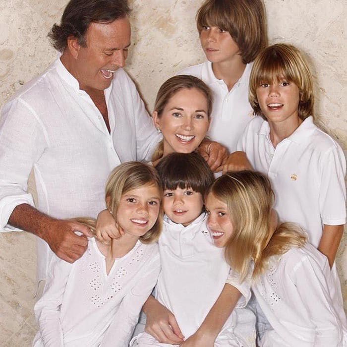 Miranda Rijnsburger, Julio Iglesias and family