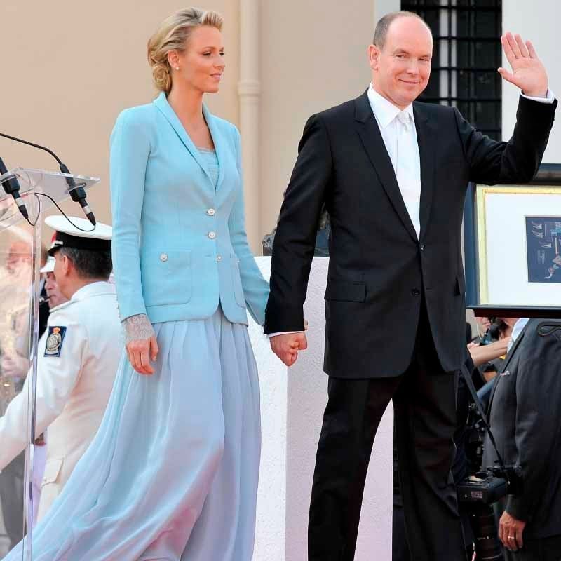 Charlene of Monaco wearing Chanel