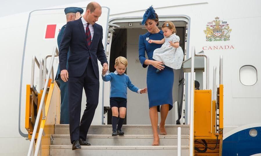 The Cambridge family on Canada trip