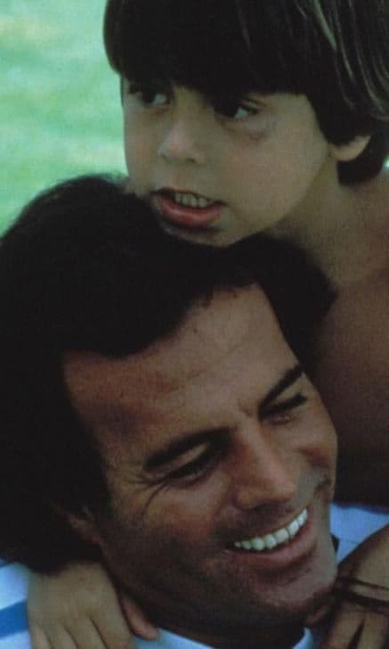 Julio Iglesias and son Enrique Iglesias