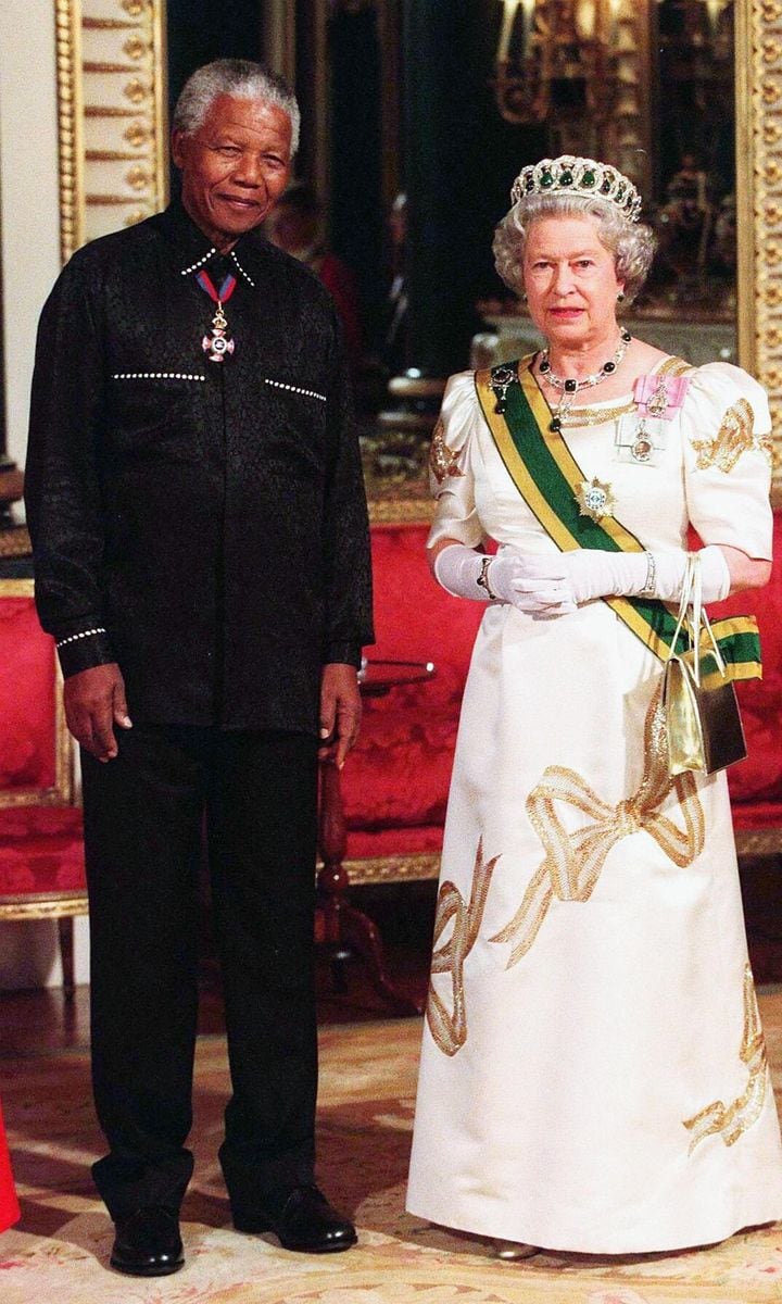 FILE PHOTO: Queen Elizabeth Meets Nelson Manela