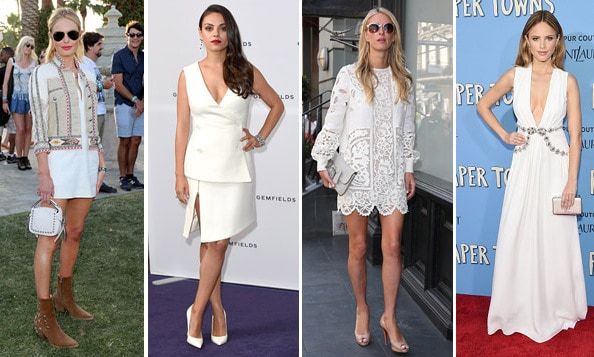 Summer is here! Whether you're heading down to a tennis tournament like Wimbledon, hitting the beach or wanting to look chic while you hit the shops, pull out that Little White Dress from the back of your wardrobe.
<br>Not sure how to rock an all white look? Take inspiration from celebrities like Mila Kunis and Kate Bosworth to inspire your perfect white summer outfit.