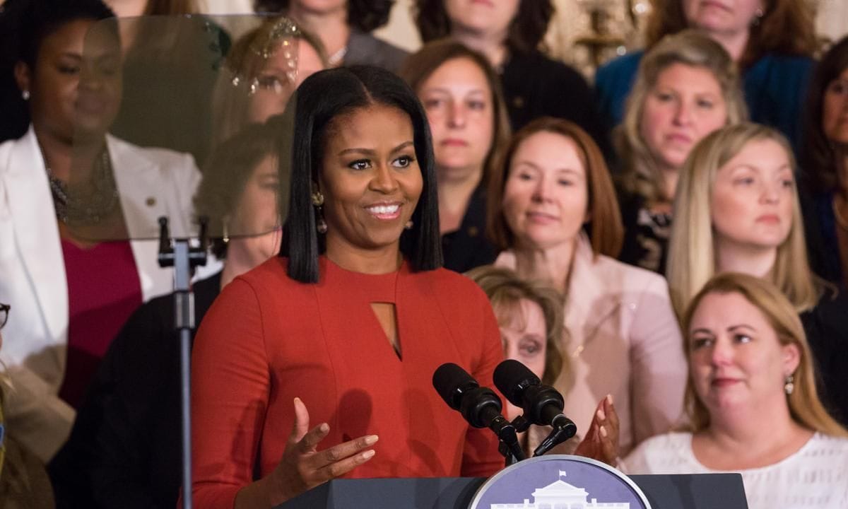 Michelle Obama Delivers Final Speech At The White House