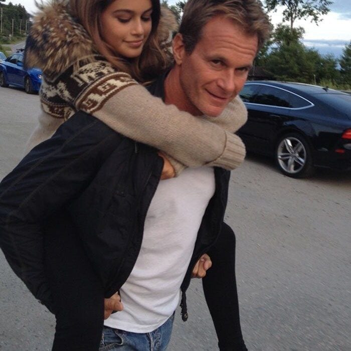 18. Despite the fact she's growing up fast, she's still her daddy's little girl.
<br>
Photo: Instagram/@kaiagerber