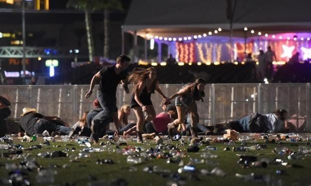 Terrified concertgoers scrambled for safety during the attack.
Photo: Getty Images