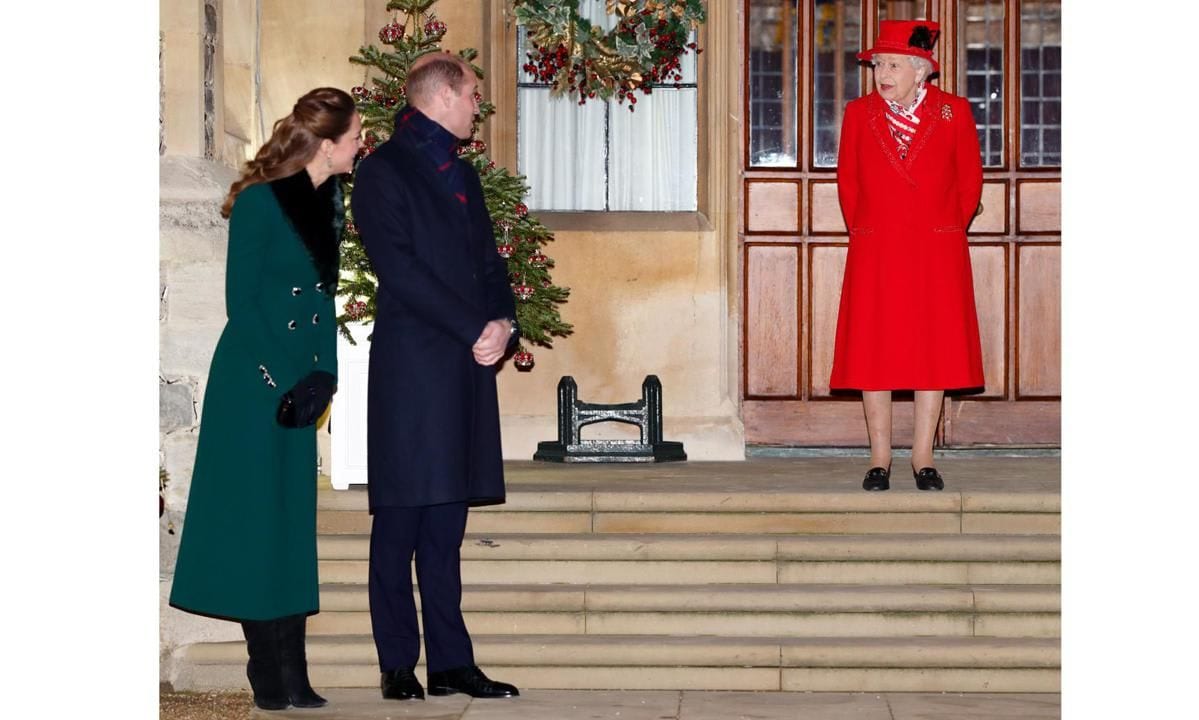 Prince William was heard saying 'Bye, Gran' to the Queen on Dec. 8