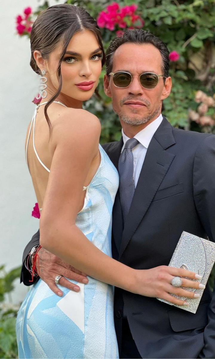 Marc Anthony brings girlfriend Nadia Ferreira to Brooklyn Beckham and Nicola Peltz’s wedding