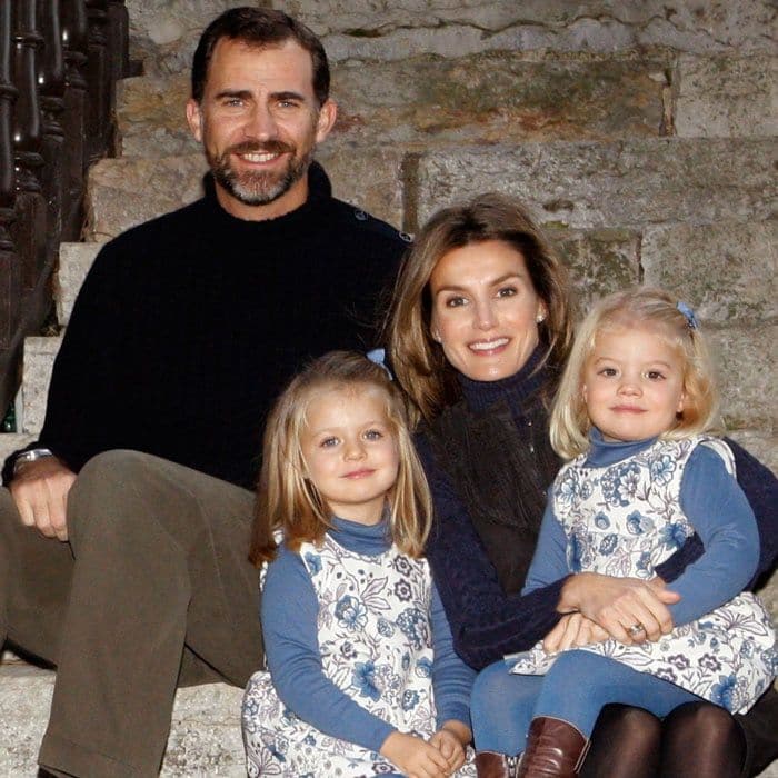 king felipe, queen letizia and daughters