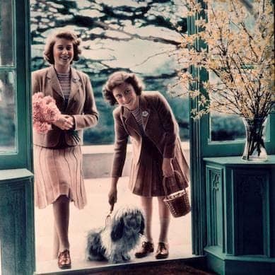 Queen Elizabeth and Princess Margaret