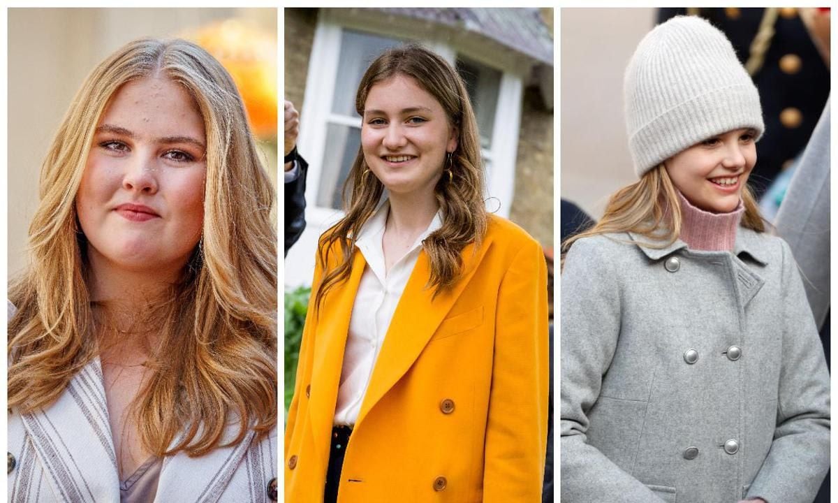 (From left to right) Princess Catharina Amalia, Princess Elisabeth and Princess Estelle are set to attend the gala dinner in Norway
