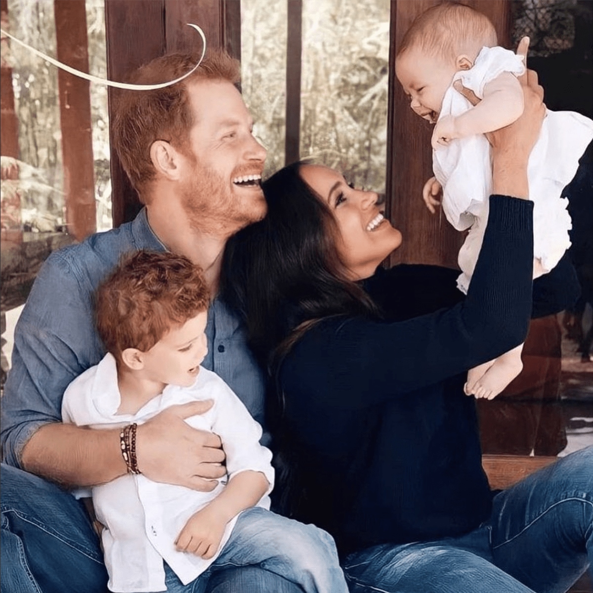 The Duke and Duchess of Sussex family photo