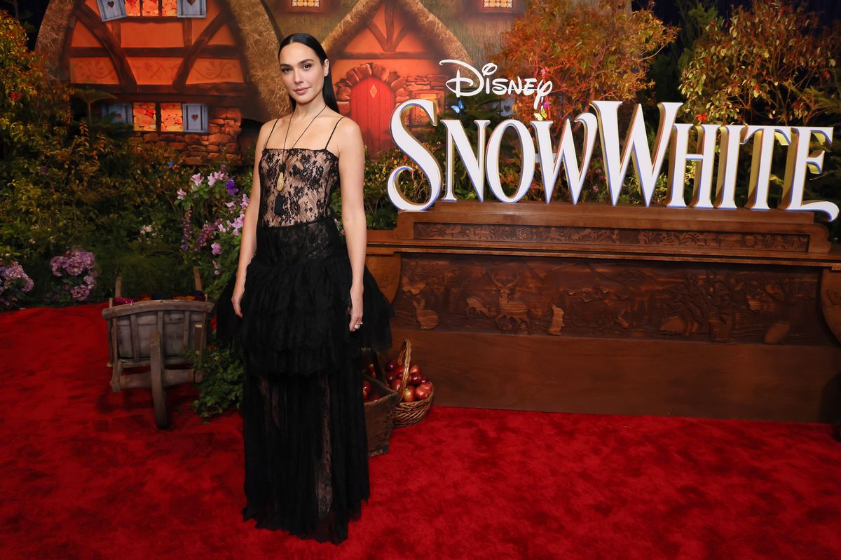 Gal Gadot attends the World Premiere of Disney's Snow White 