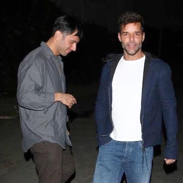 Ricky Martin and Jwan Yosef