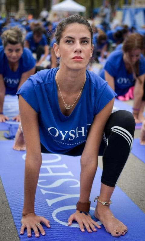 Yogi in posture