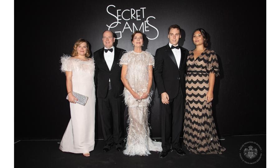 Monaco royals attend casino night