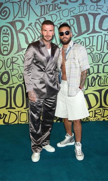 Maluma and David Beckham