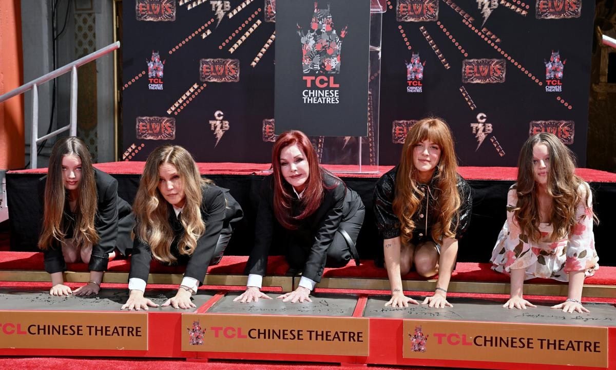 TCL Chinese Theatre Hosts Handprint Ceremony Honoring Priscilla Presley, Lisa Marie Presley And Riley Keough