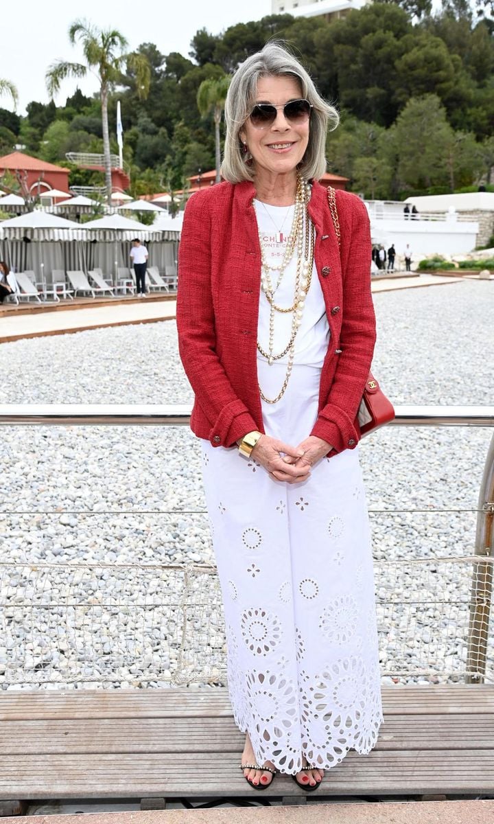 MONTE-CARLO, MONACO - MAY 05: Caroline of Hanover attends the Chanel Cruise 2023 Collection on May 05, 2022 in Monte-Carlo, Monaco. (Photo by Pascal Le Segretain/Getty Images)