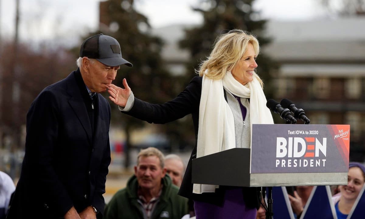 Democratic Presidential Candidate Joe Biden Begins Campaign Bus Tour Through Iowa