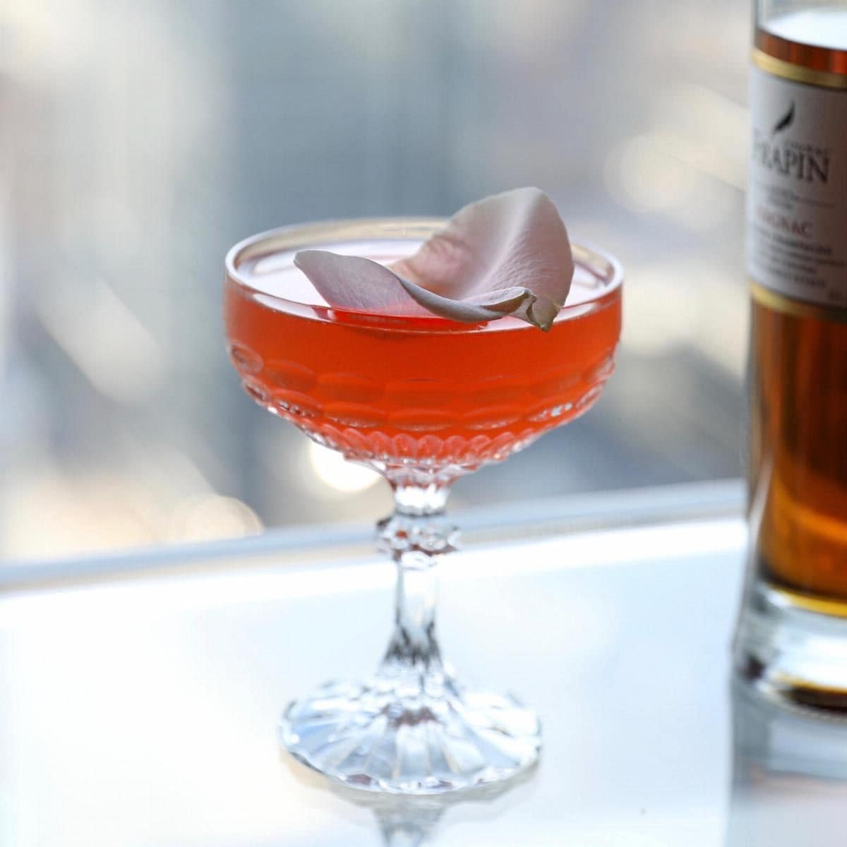 La Vie En Rose by Hannah Chamberlain of @SpiritedLA for Cognac Frapin