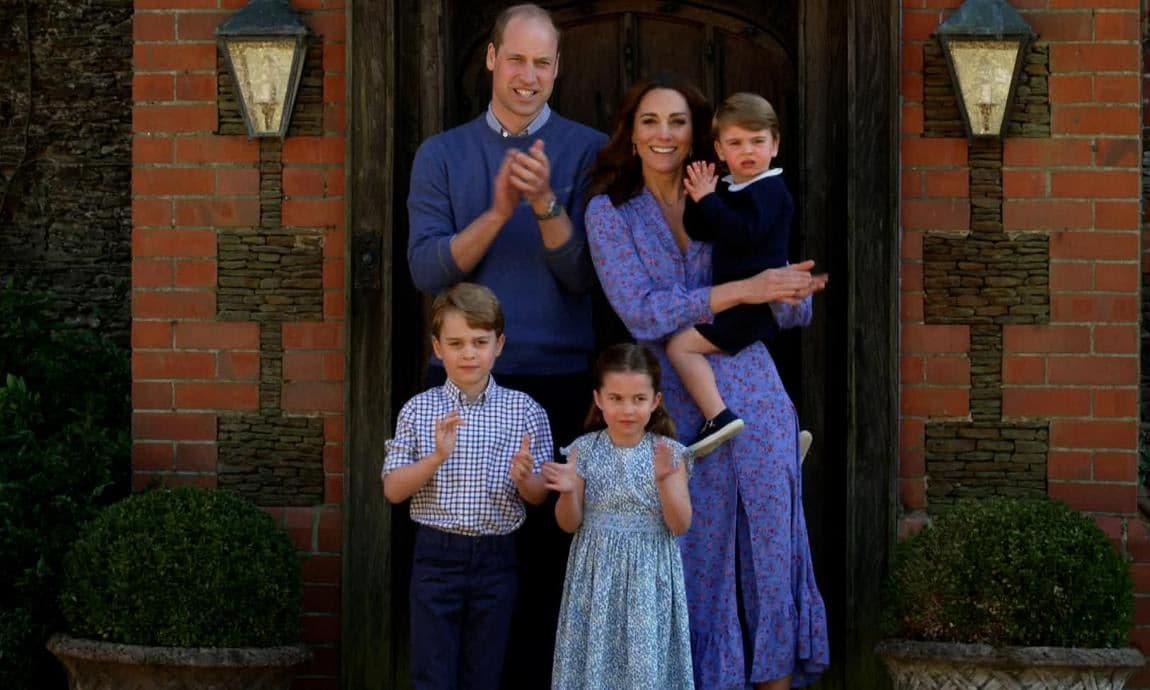 The Cambridges applauded for healthcare works on April 23