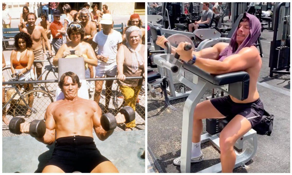 Arnold Schwarzenegger 1977, Joseph Baena 2021
