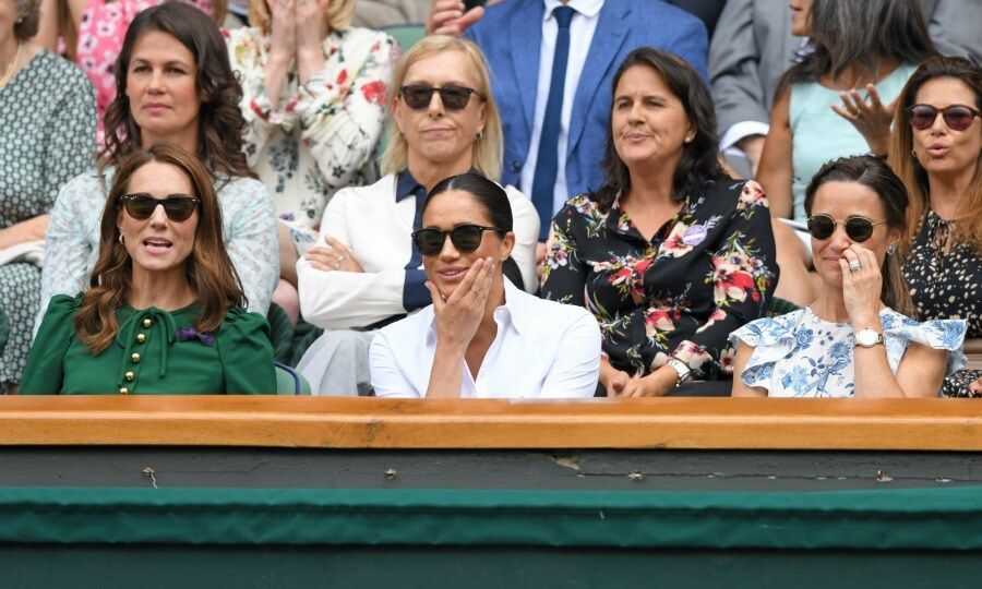 kate meghan pippa wimbledon reactions