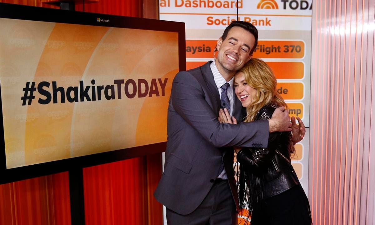 carson daly and shakira