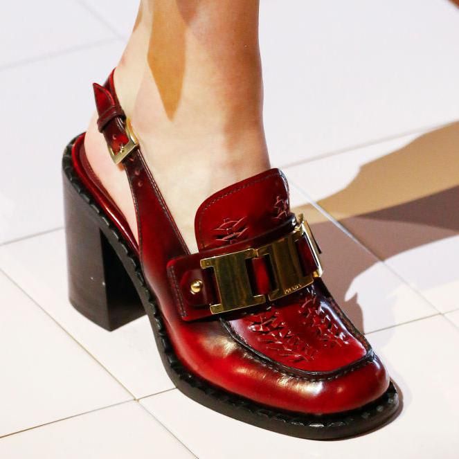 Slingback loafers by Prada