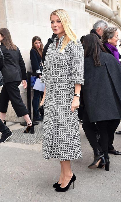 Gwyneth Paltrow at Chanel.
<br>
Photo: Getty Images