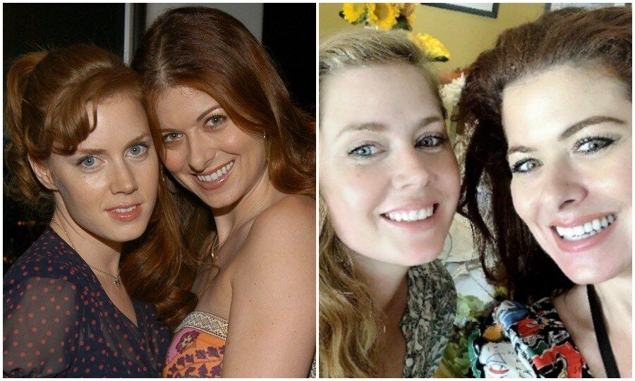 <b>The Wedding Date</b>
It may have been more than 12 years since Amy Adams and Debra Messing filmed the romcom, but it's as if time has stayed the same. The red heads reunited on August 13 at Jennifer Klein's Day of Indulgence party in Brentwood, California.
Debra shared the photo with the caption: "Every time I see Amy I flash back to the two of us, babies, in London, filming "TheWeddingDate." Laughing, being silly, standing up out of the sunroof of a limo, dancing, waving and screaming to passerbyes, in the middle of the night. The city was so alive that night and so were we. Faux half-sisters forever."
Photo: Getty Images, Instagram/@therealdebramessing