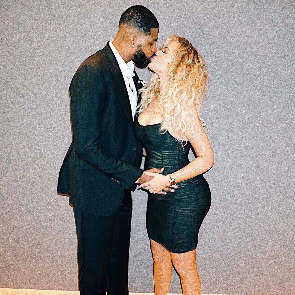 Khloé Kardashian y Tristan Thompson