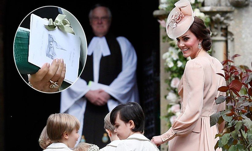 <b>INCLUDE A ONE-OF-A-KIND TOUCH</B>
When it came to designing the order of service for the ceremony, Pippa turned to her sister the Duchess of Cambridge. Kate, who studied art history in college, drew a beautiful sketch of the ceremony venue, St. Mark's church, for the front of the wedding booklet. This personal touch is a lovely way to include family members in your big day.
Photos: Getty Images