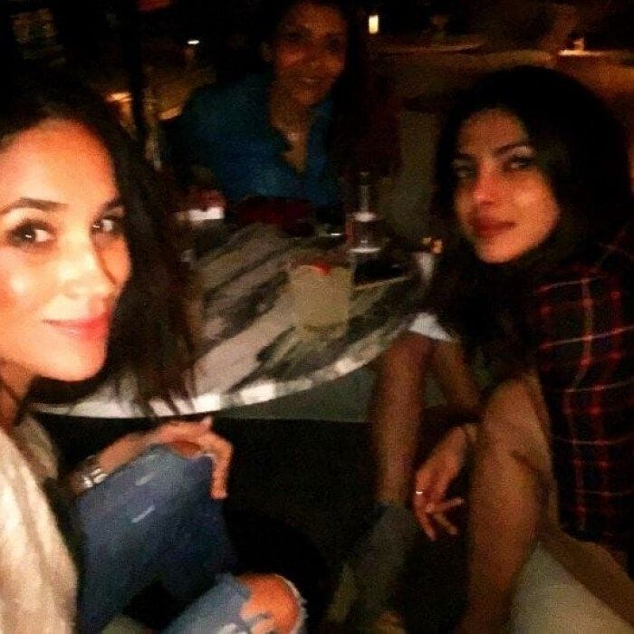 November 25: Priyanka Chopra and Meghan Markle reunited in L.A. during the Thanksgiving holiday.
Photo: Instagram/@priyankachopra