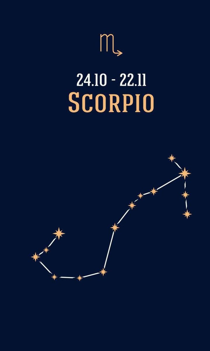 Scorpio (October 23November 21)