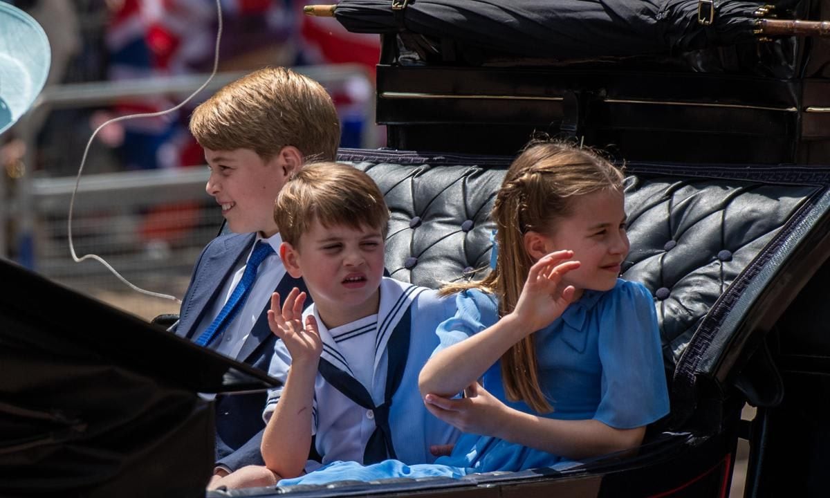 Prince Louis, Prince George and Princess Charlotte