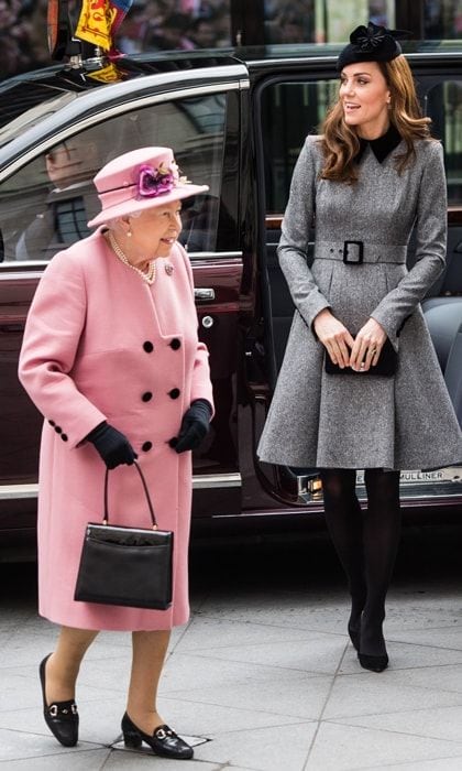 Queen Elizabeth and Kate Middleton honor