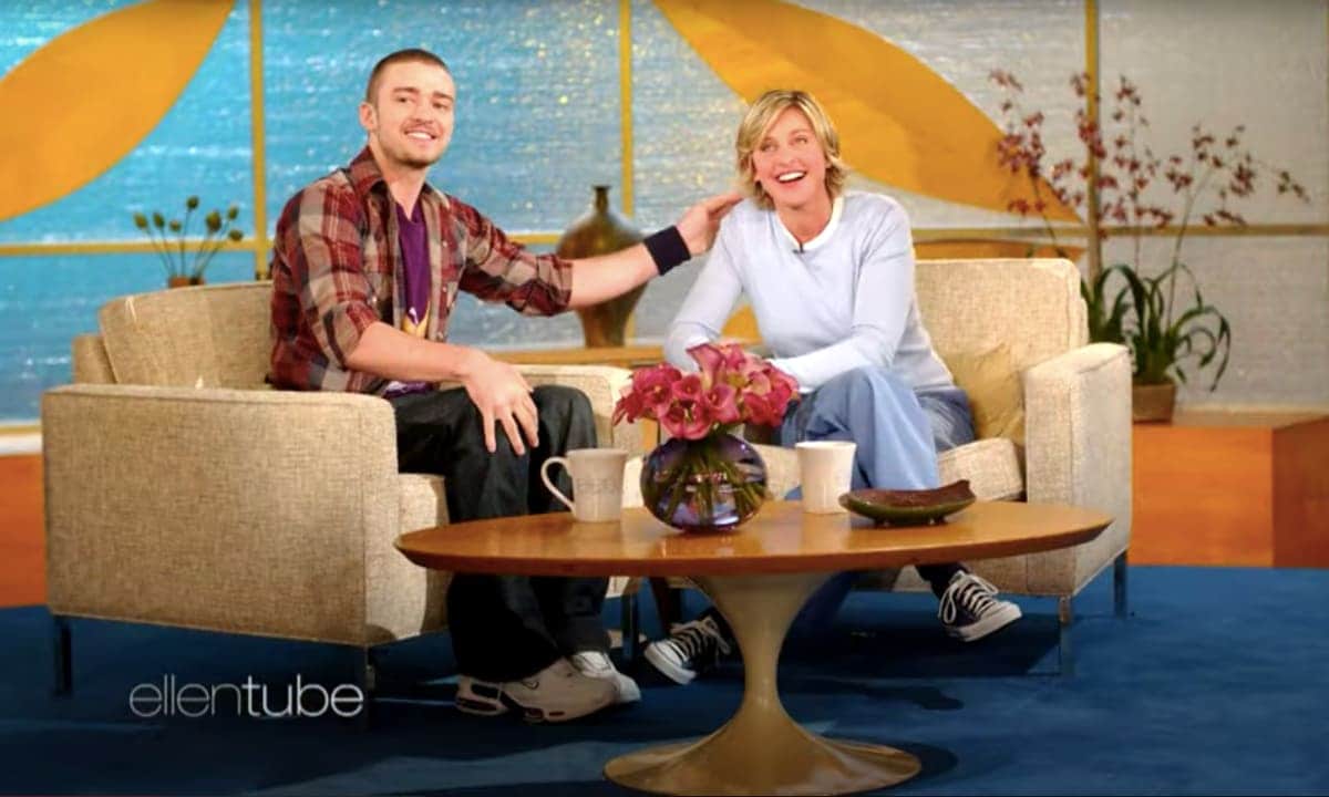 Justin Timberlake Ellen DeGeneres