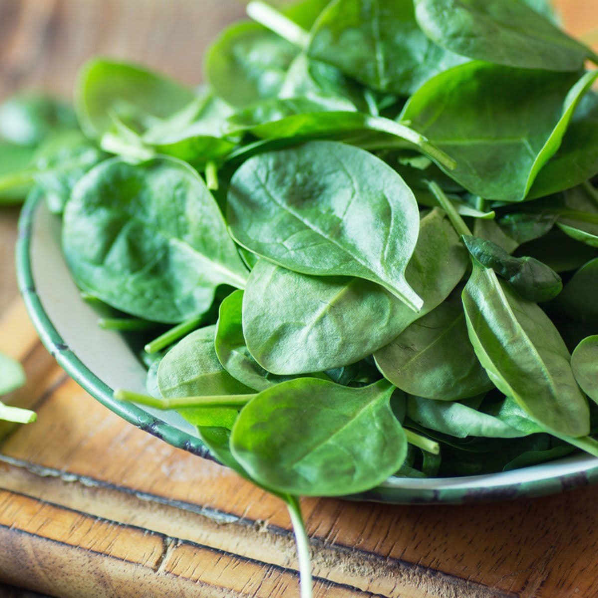 Spinach leaves