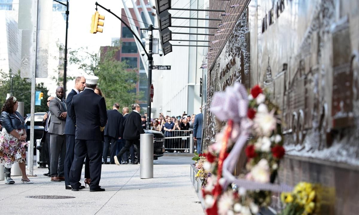The Prince of Wales wrapped up his whirlwind visit to New York at FDNY Ten House.
