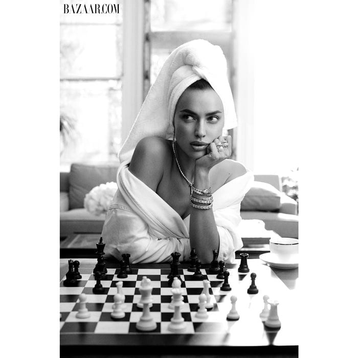 Irina Shayk for Harpers Bazaar