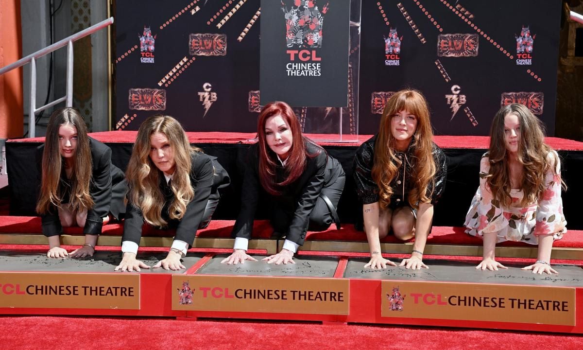 TCL Chinese Theatre Hosts Handprint Ceremony Honoring Priscilla Presley, Lisa Marie Presley And Riley Keough