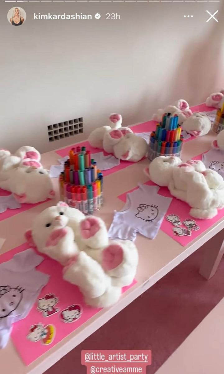 Kim Kardashian throws a jaw-dropping Hello Kitty birthday party for daughter Chicago West