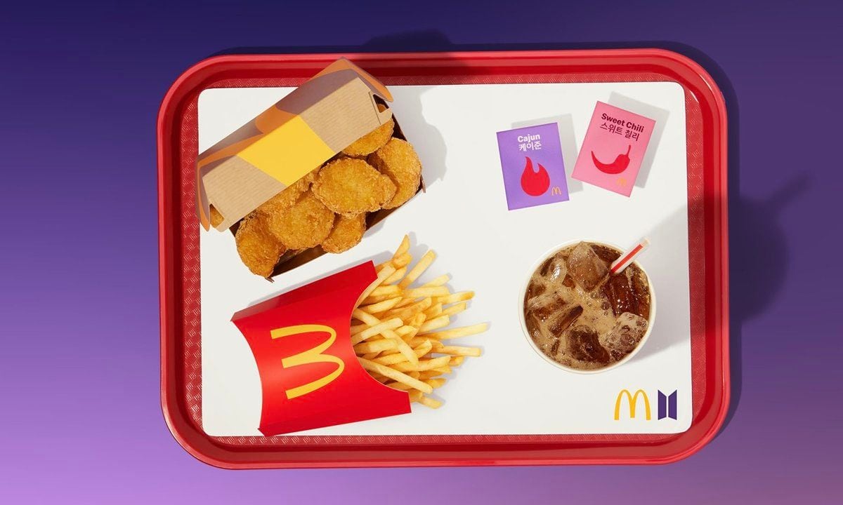 BTS McDonald’s menu and merch collab