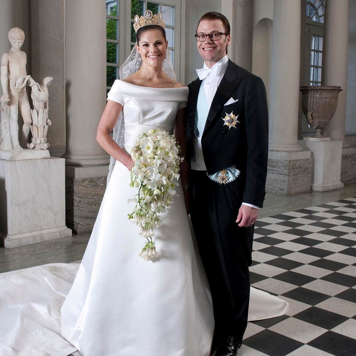 Crown Princess Victoria married Daniel on her parents' 34th wedding anniversary