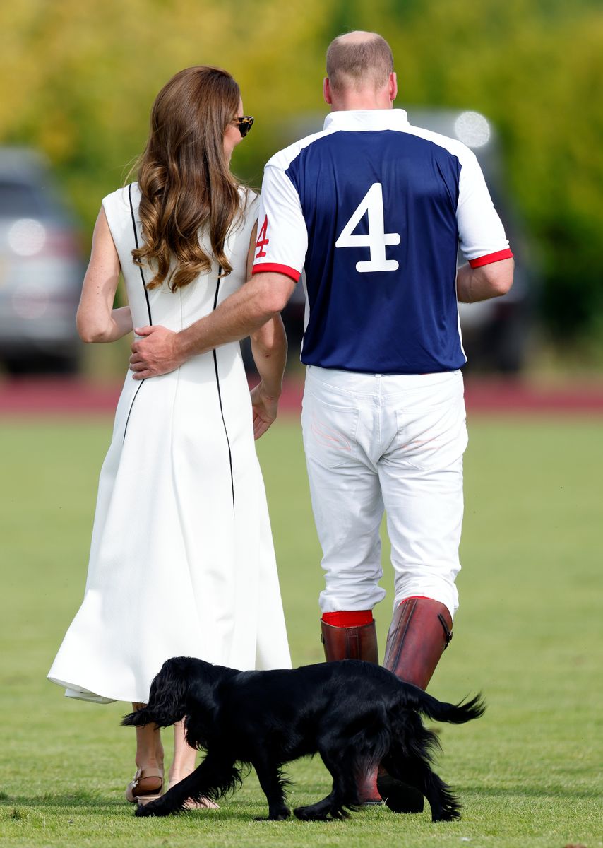 The Prince and Princess of Wales with their dog Orla in 2022