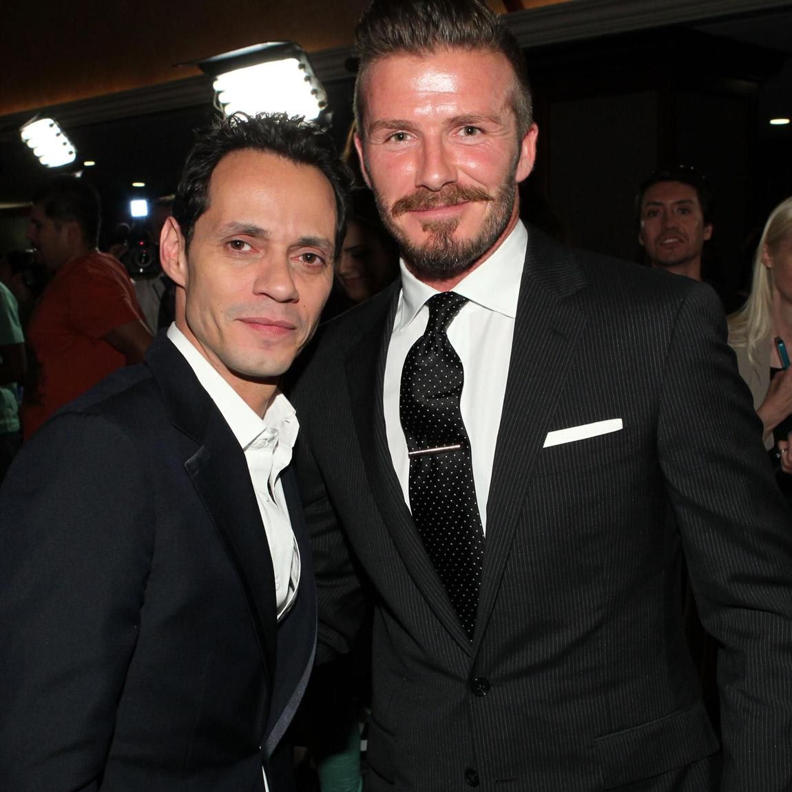 Marc Anthony, David Beckham friends