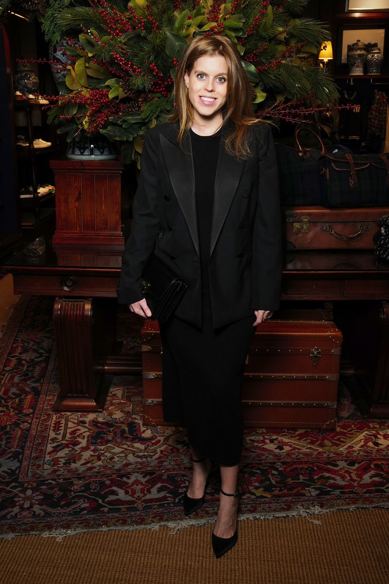  Princess Beatrice of York attends Ralph Lauren Holiday Celebration At The London Flagship Store In Support Of The Royal Marsden Cancer Charity on November 20, 2024 in London, England. (Photo by Darren Gerrish/Getty Images for Ralph Lauren)